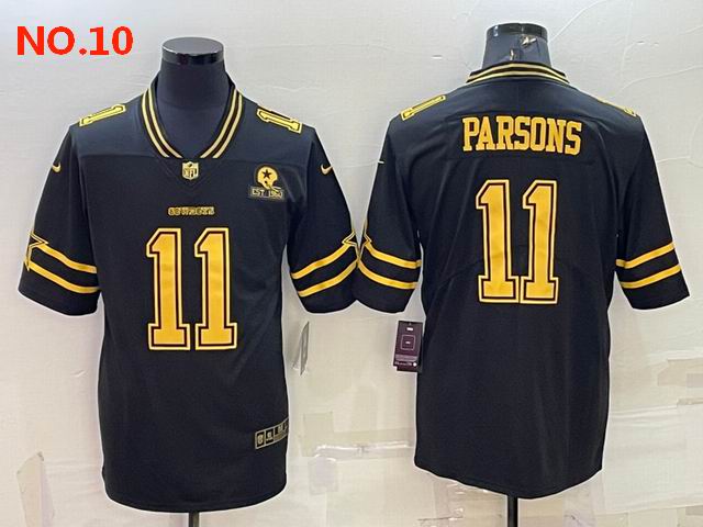 Men's Dallas Cowboys #11 Micah Parsons Jerseys NO.10;